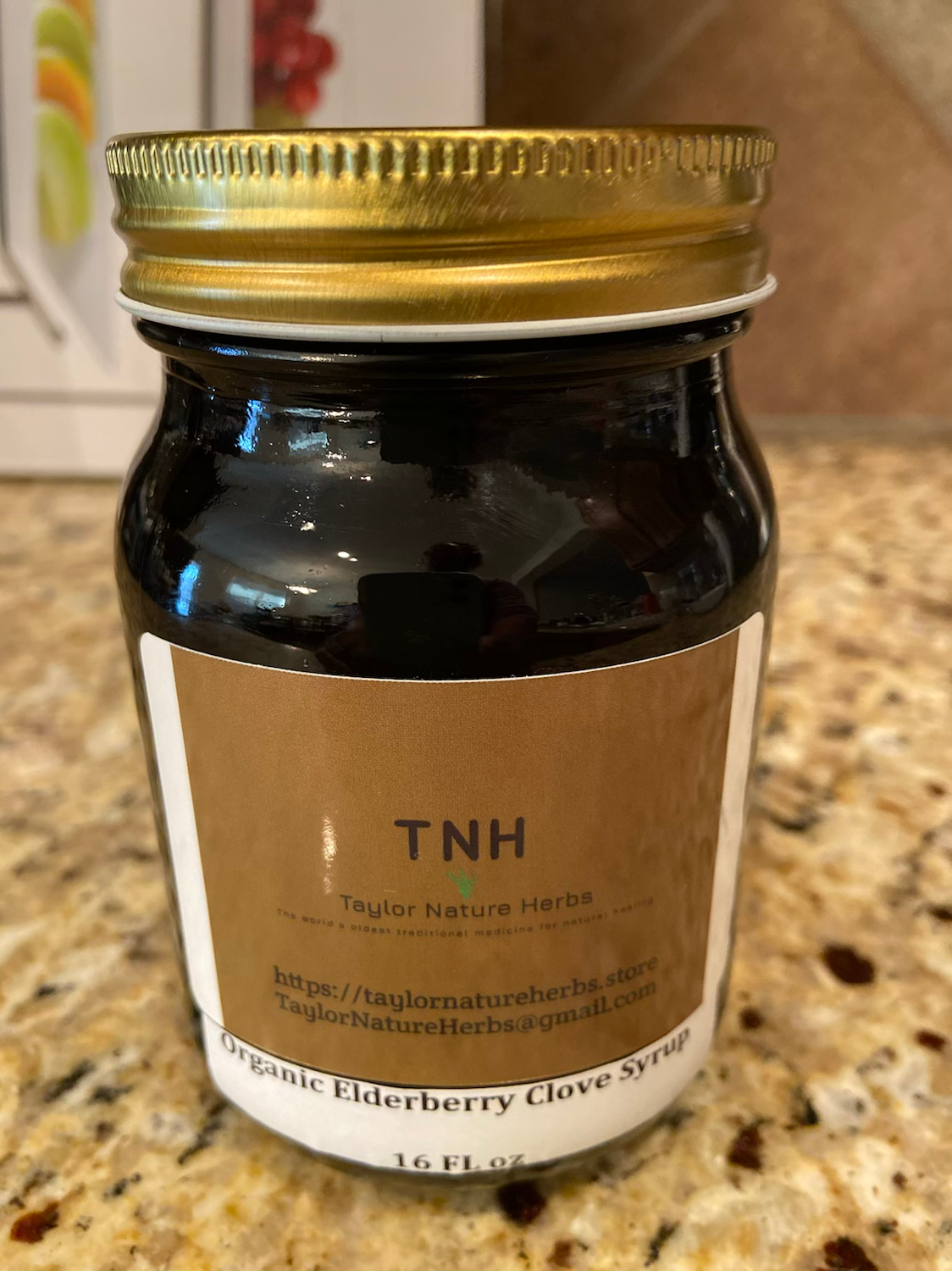 Organic Elderberry Clove Syrup