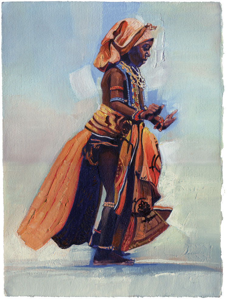 Dancing Ghana Girl