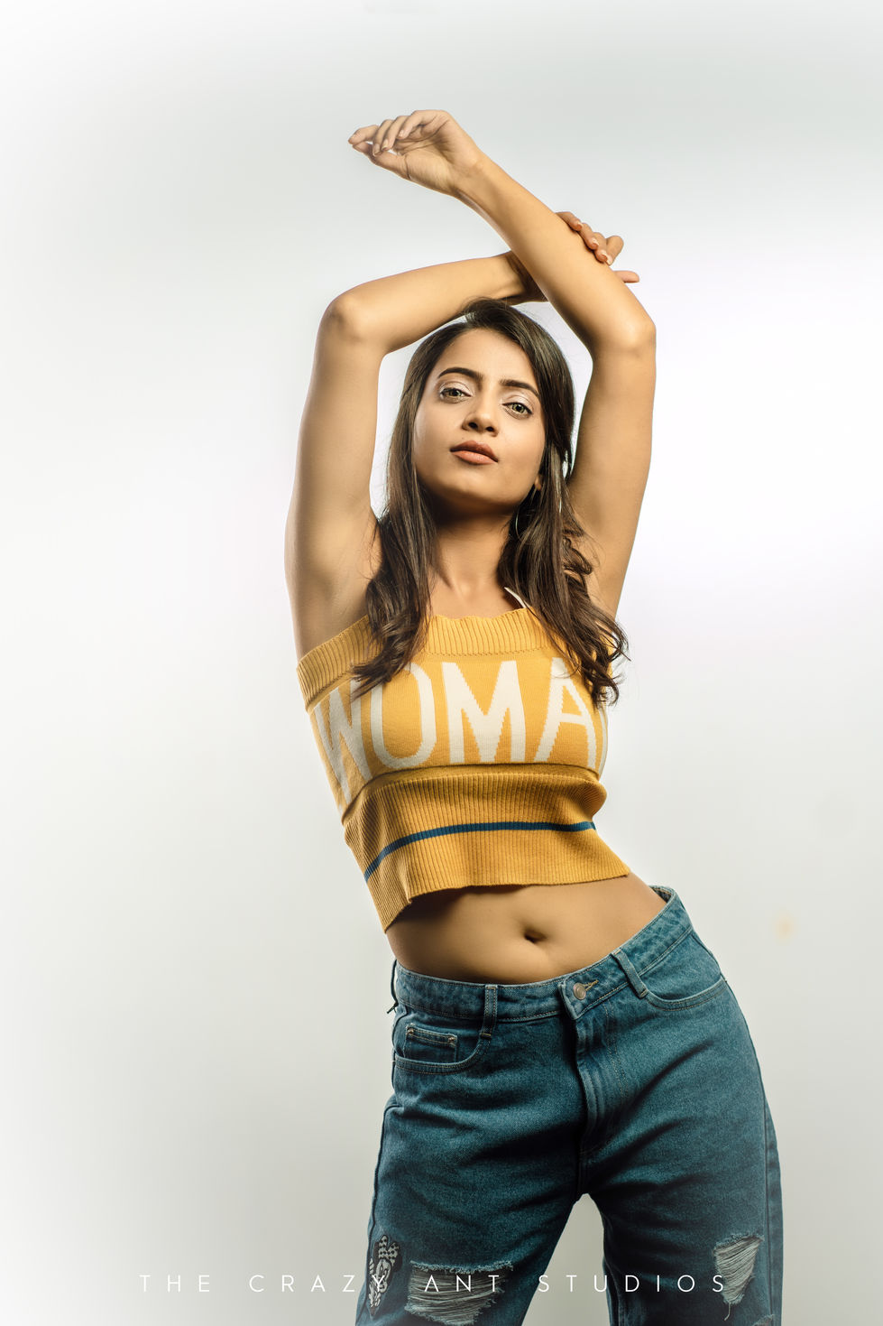 Indoor fashion photoshoot