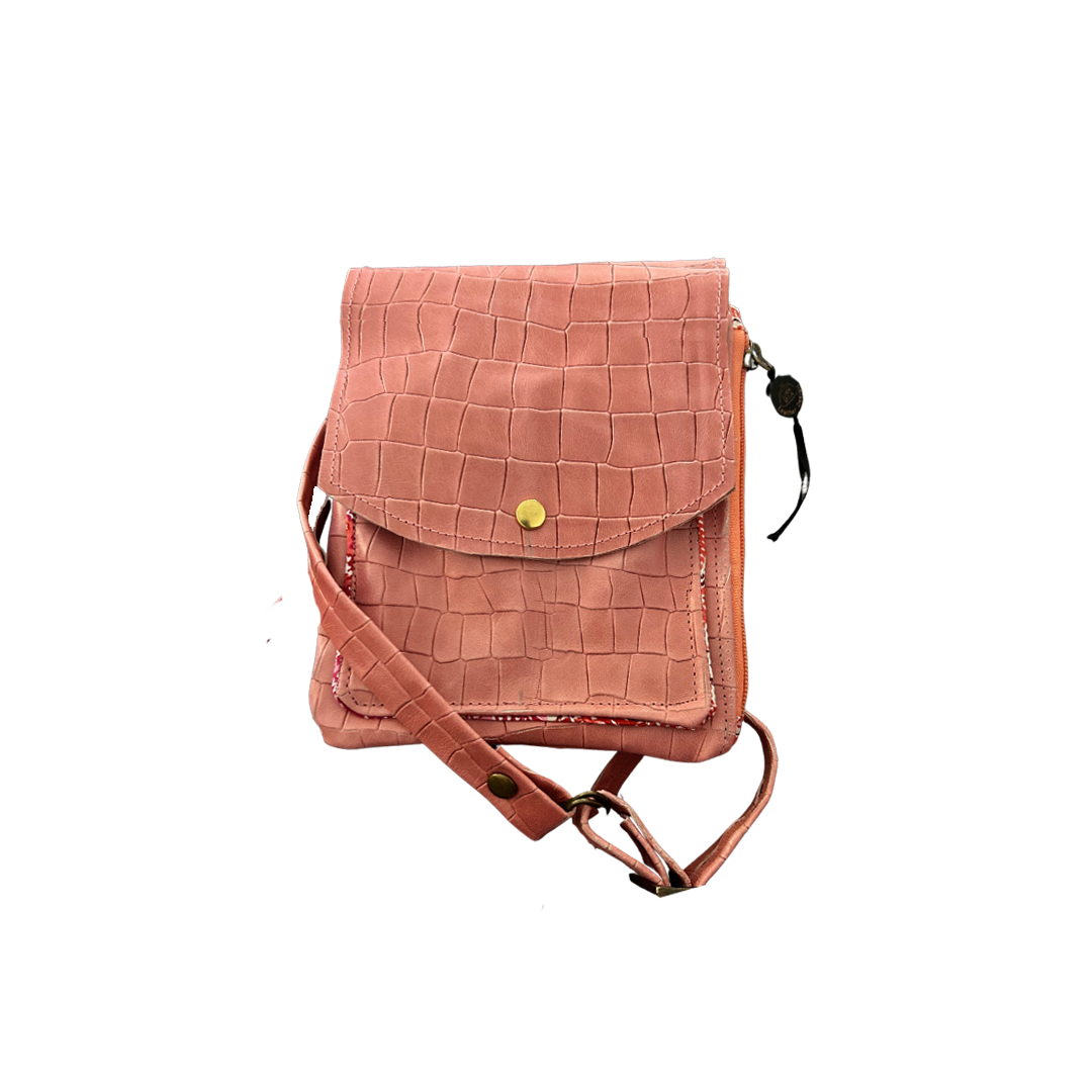 Small pink travel bag