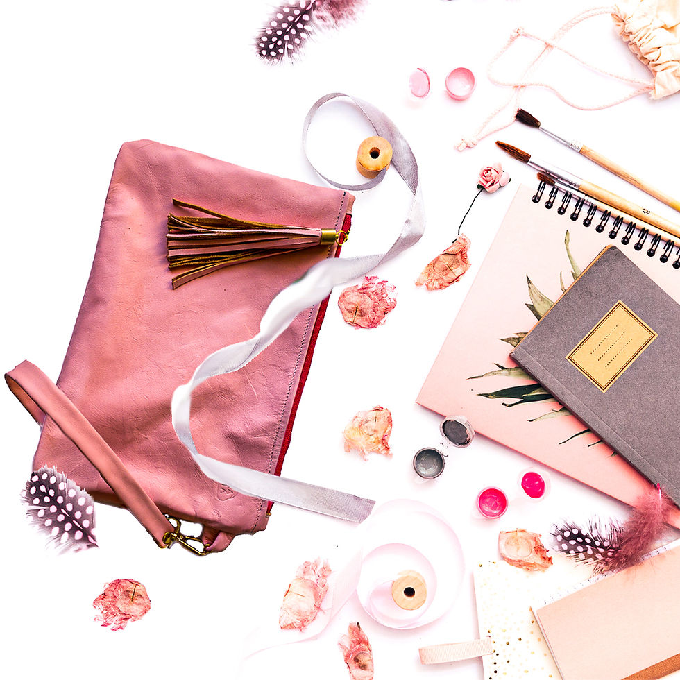 Thumbnail: pink clutch styling