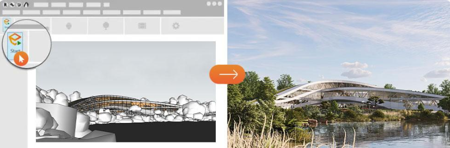 enscape real time rendering