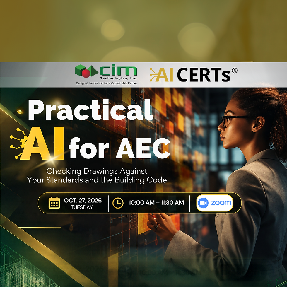 Practical AI for AEC: Checking Drawings Against Your Standards and the Building Code
