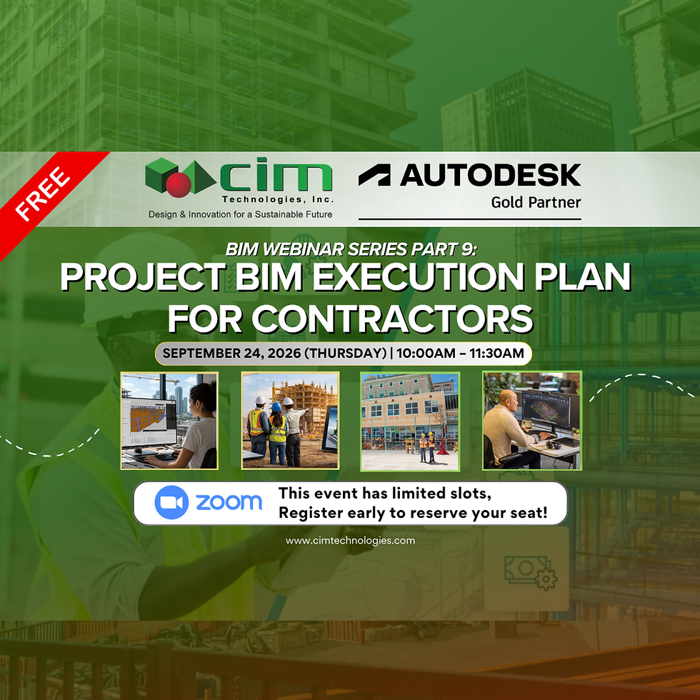 2026 BIM Webinar Series Pt. 9: Project BIM Execution Plan for Contractors