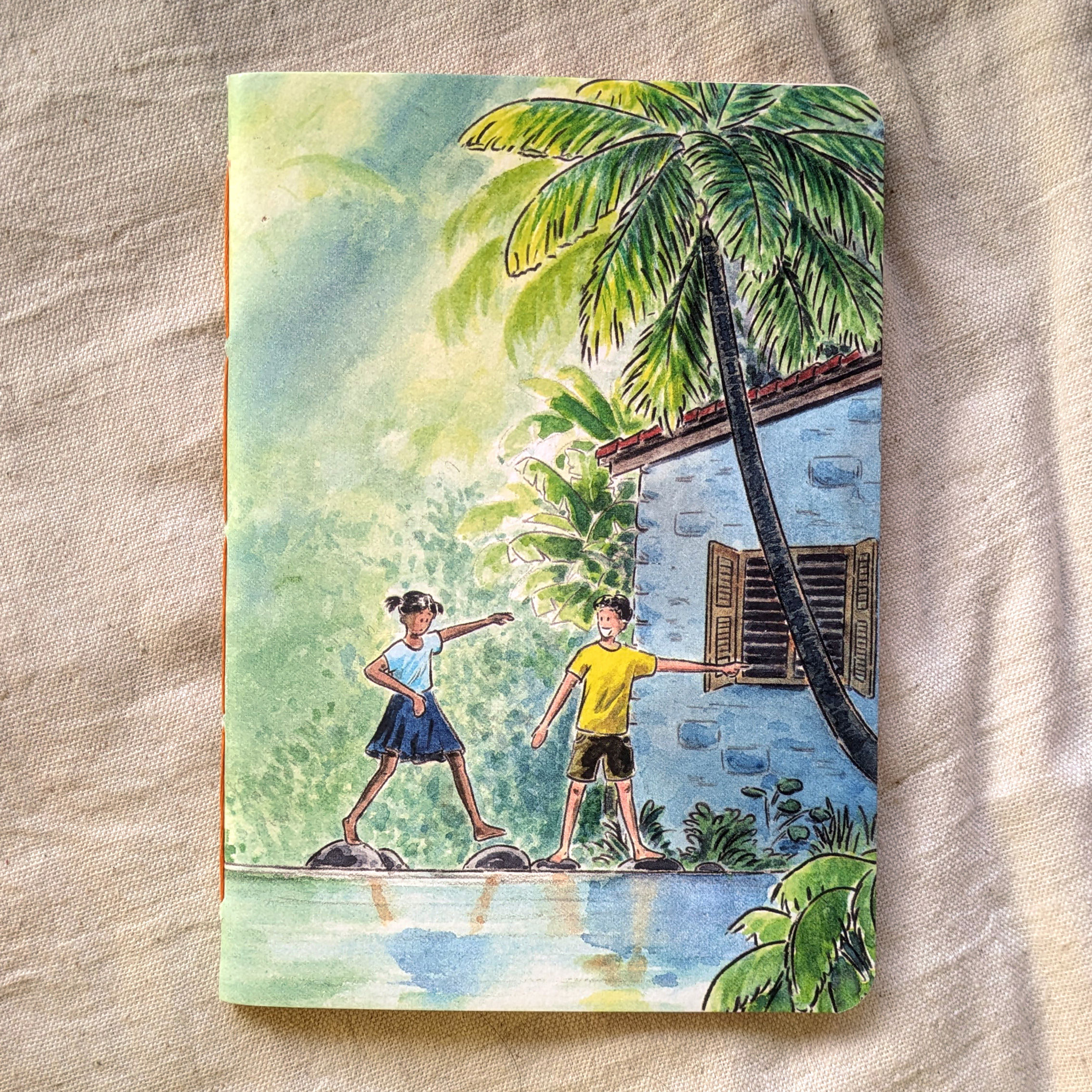 Across the Stream | A5 Hand-stitched Notebook