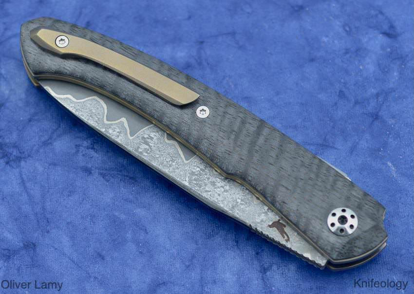 Thumbnail: Oliver Lamy - Merops (San Mai Damascus & Mango Wood)