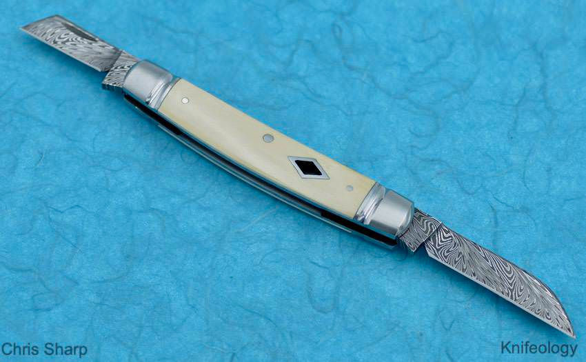 Thumbnail: Chris Sharp - Congress (Mammoth Ivory, Oxford Forge Damascus)