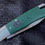 Thumbnail: Jared Oeser - Solitude Tail Lock (Vintage Green Micarta) - traded