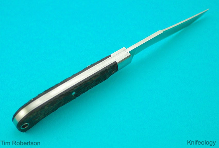 Thumbnail: Tim Robertson - Back Pocket (Jigged Black Paper Micarta)