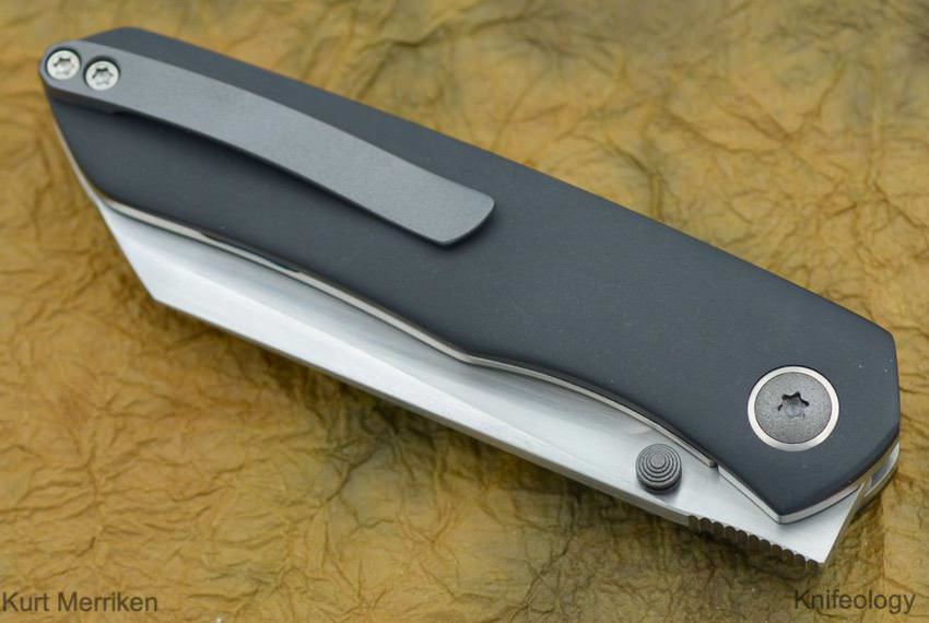 Thumbnail: Kurt Merriken - Mini Ego (Black Paper Micarta) - sold