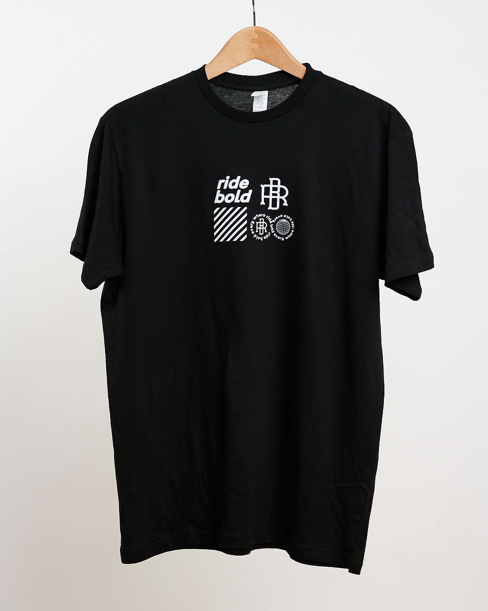 T-SHIRT RIDEBOLD BLACK