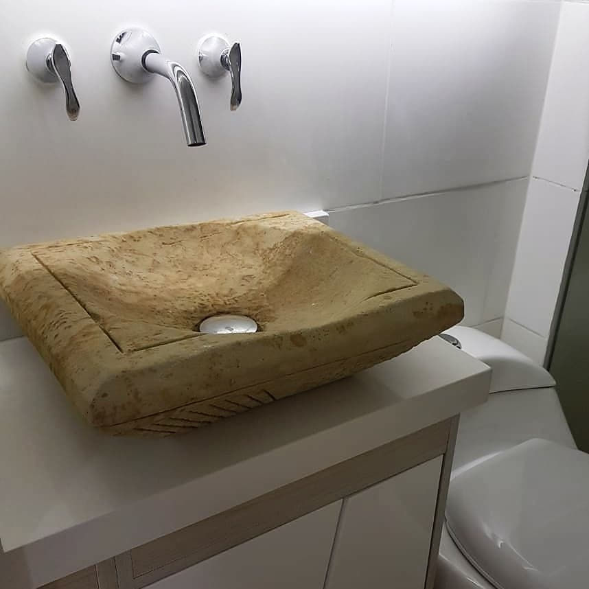 Miniatura: Lavamanos pulido instalado por nuestros clientes. Información 3155808310