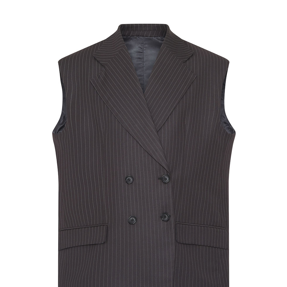 Thumbnail: ADRIANO Women’s Oversized Pinstripe Vest