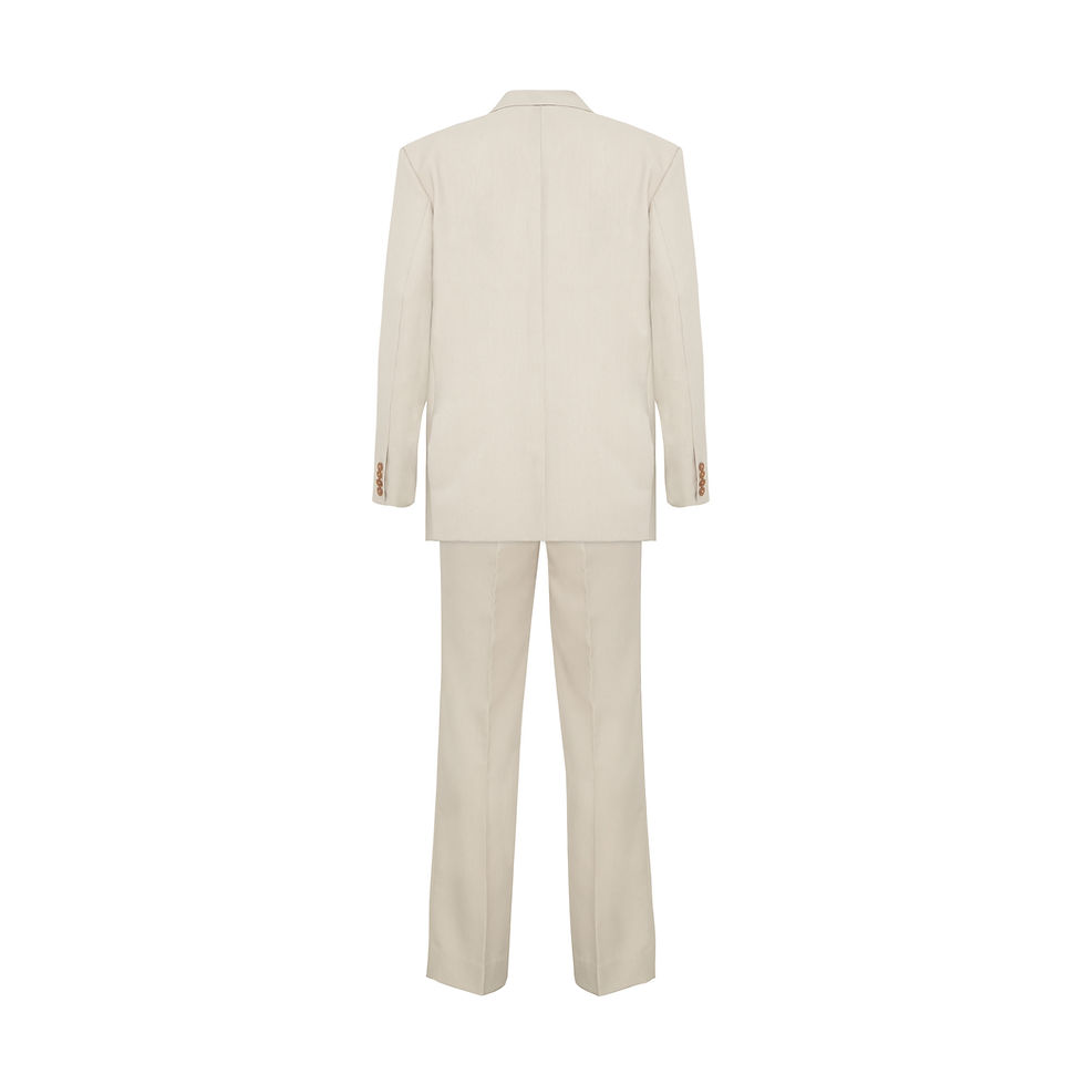Thumbnail: Men's Wool Blend Oversized Two-Piece Suit