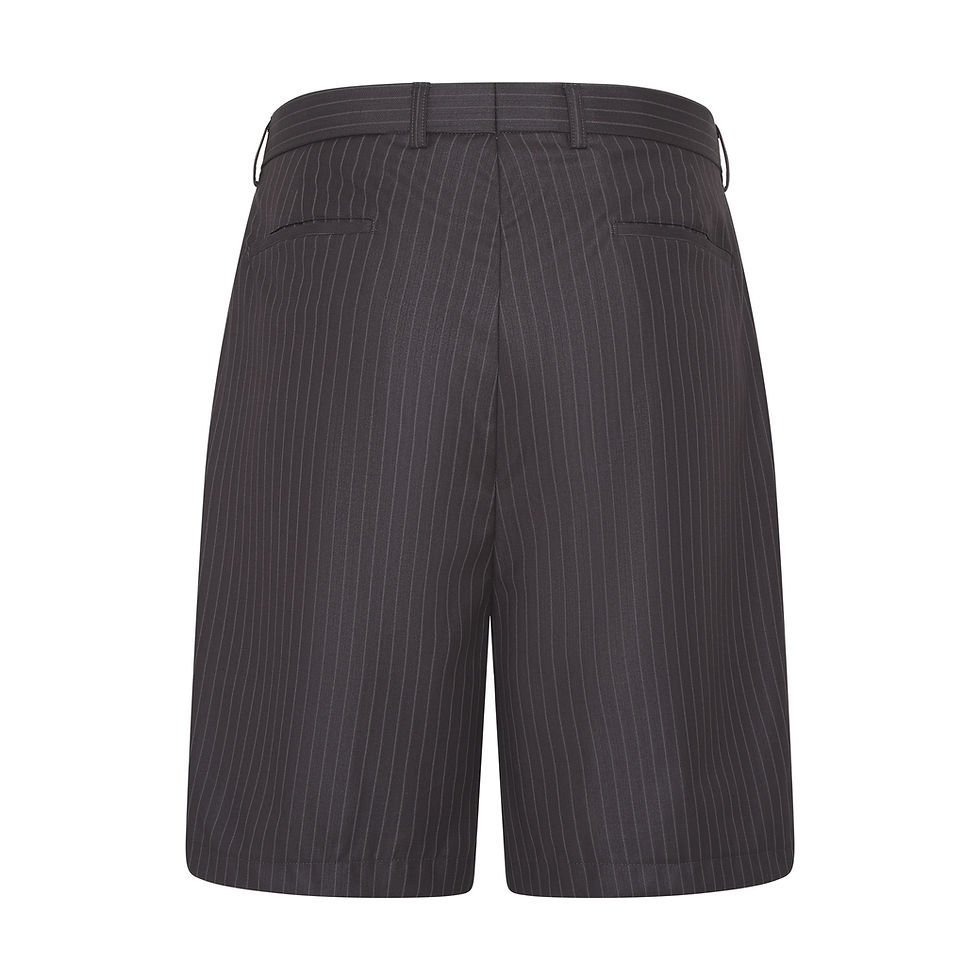 Thumbnail: ADRIANO Women’s Oversized Pinstripe Shorts
