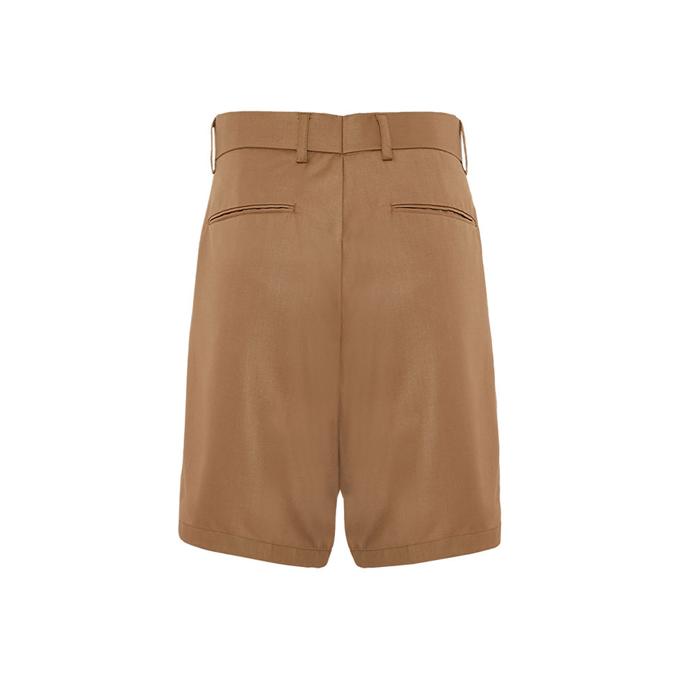 Thumbnail: Women's Wool Blend Relaxed-Fit Shorts