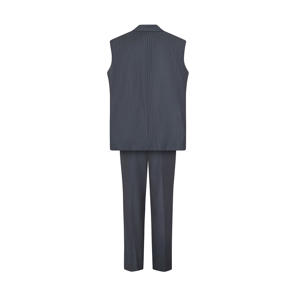 Thumbnail: MARCEL Women’s Oversized Pinstripe Suit Vest Set