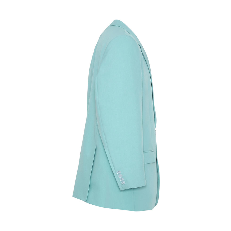 Thumbnail: Men's Wool Blend Oversized Suit Jacket