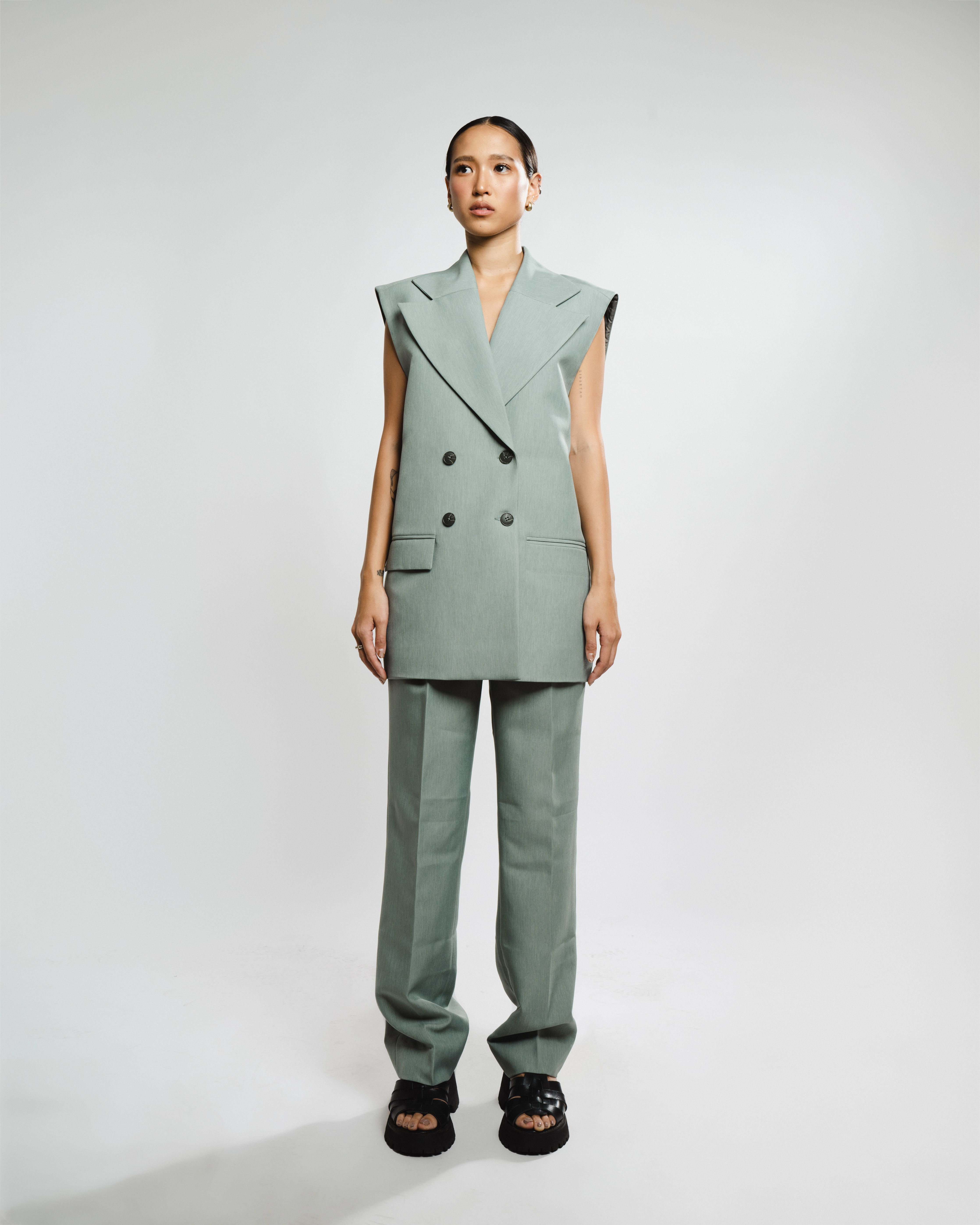 Women’s Oversized Suit Vest