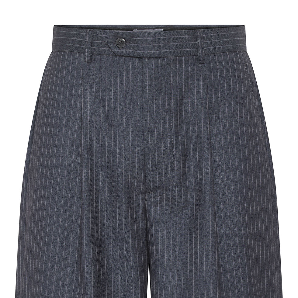 Thumbnail: ADRIANO Women’s Oversized Pinstripe Shorts