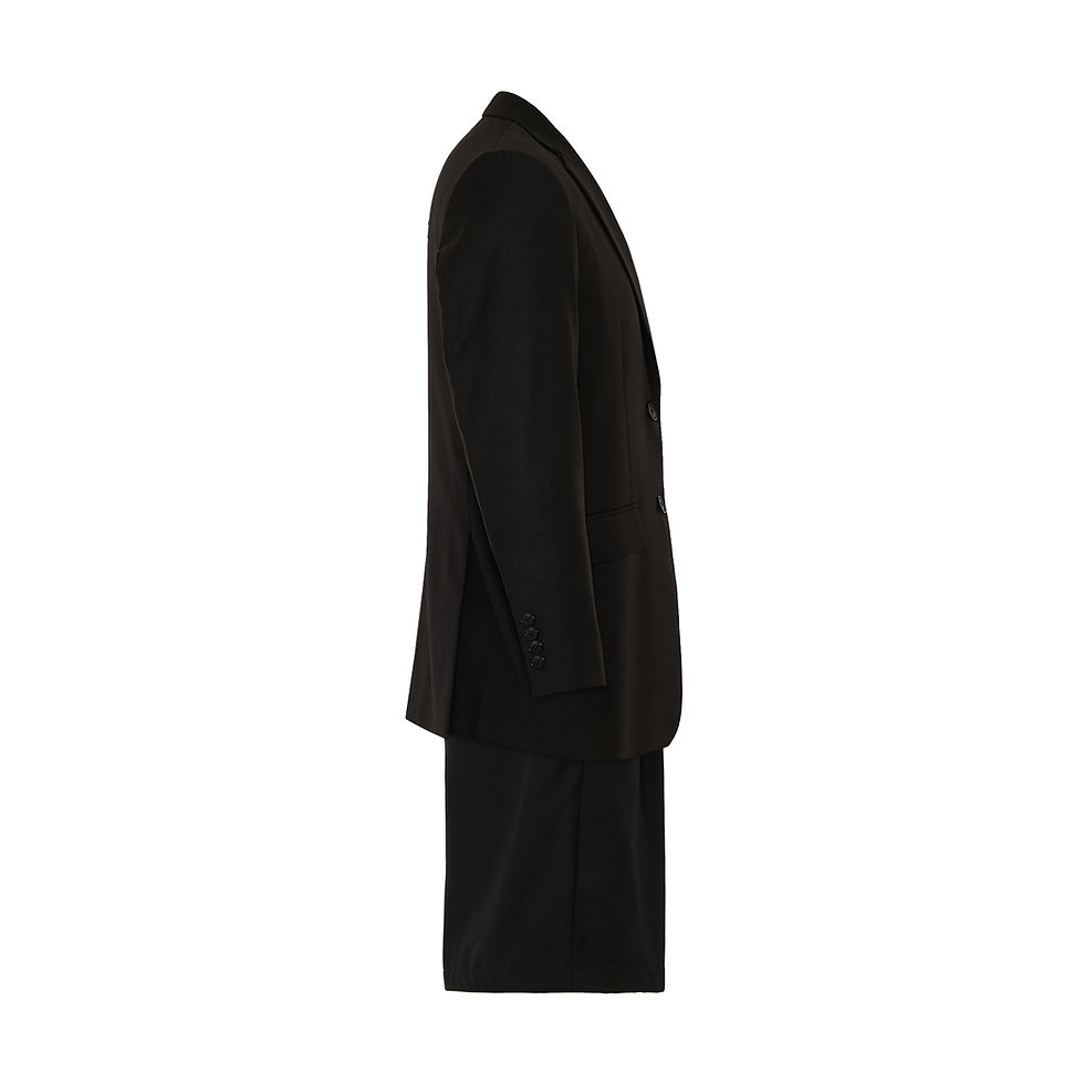 Thumbnail: Women's Wool Blend Oversized Suit Shorts Set