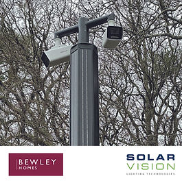 We installed Solar Street Lights for Bewley Homes in Baughurst using our LUNAR CCTV column, Astral Lighting column & HELIA Lighting bollards.