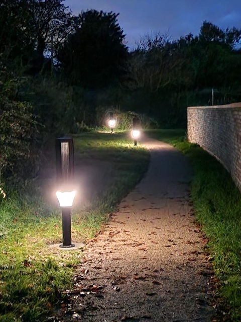 Solar Street Lights installed at housing development