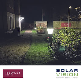 We installed Solar Lighting Bollards for Bewley Homes in Beaconsfield using our HELIA solar bollard. 100% off-grid.