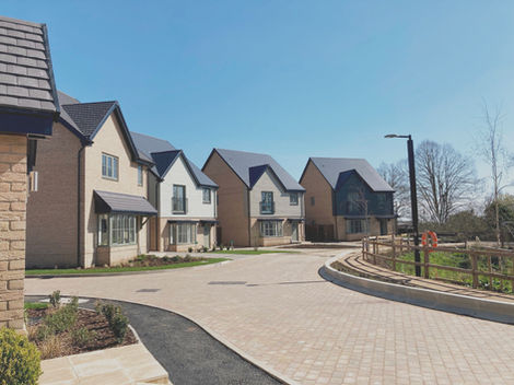 Solar Street Lights installed at housing development