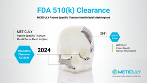 Meticuly Announces FDA 510(k) Clearance for Patient-Specific Titanium Maxillofacial Mesh Implant