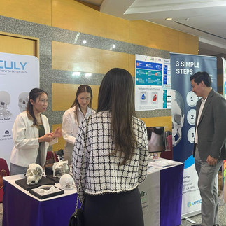 Meticuly supports stroke awareness at phyathai hospital showcasing cranial mesh