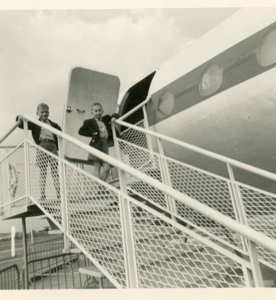 Photo ancienne vintage snapshot avion pl
