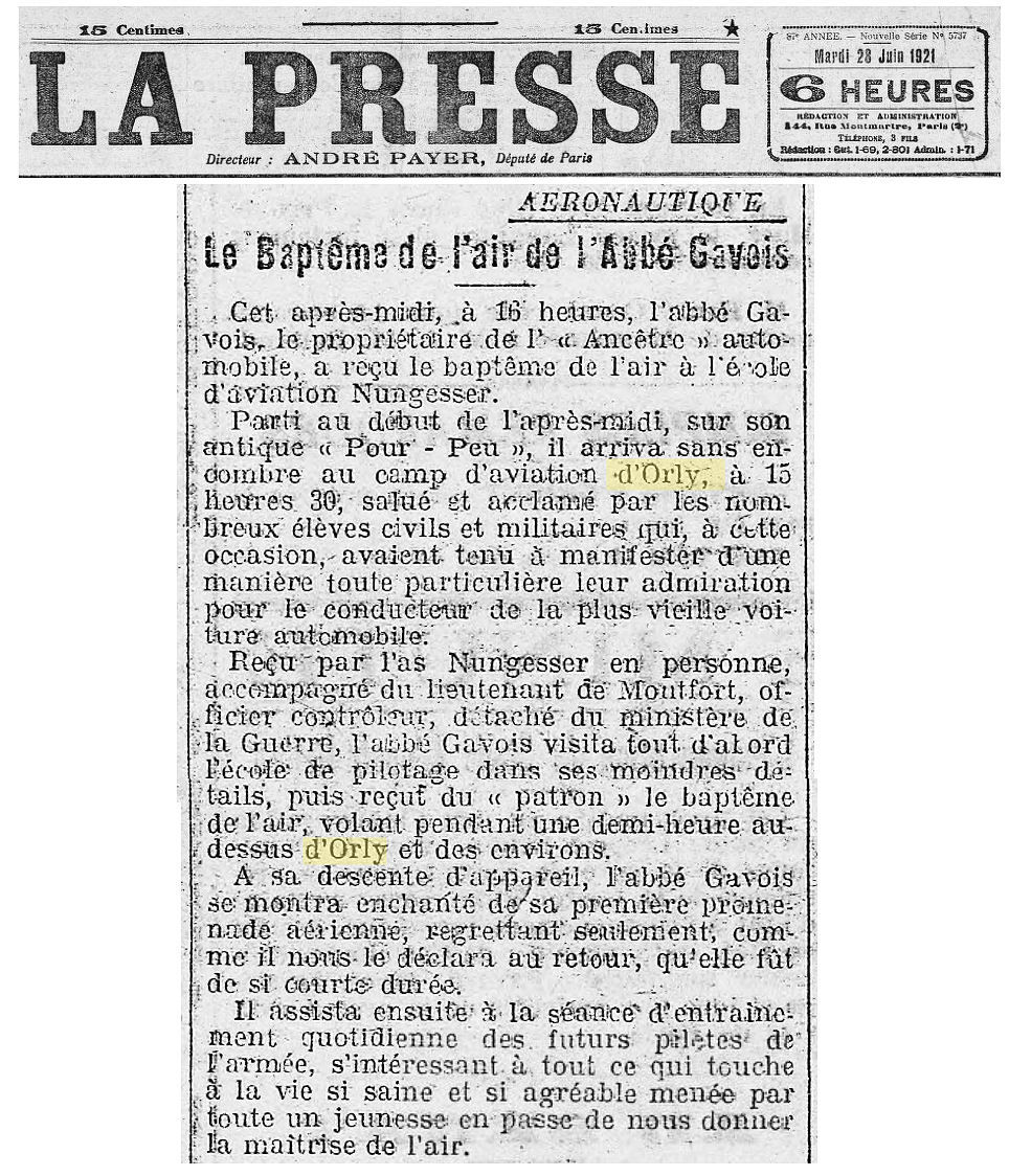 1921 - 28 juin - bapteme abbe gavois