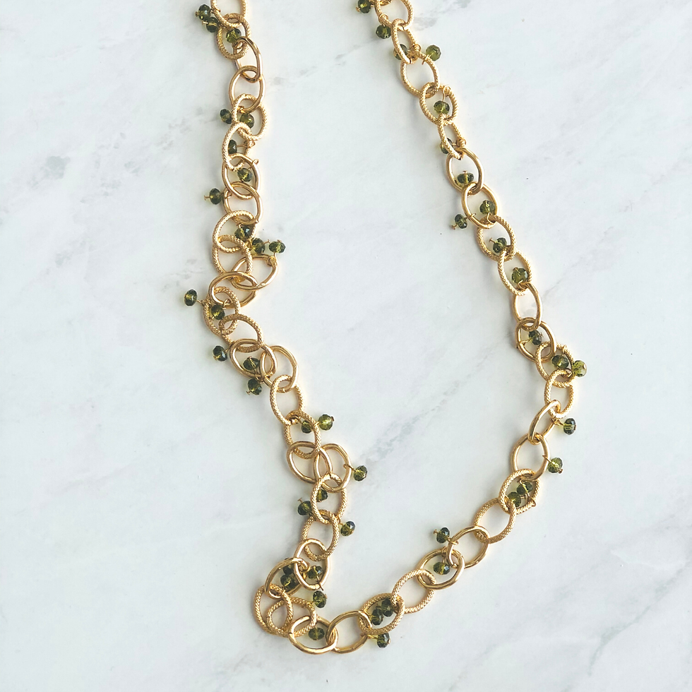 Miniatura: Chain Droplets Necklace