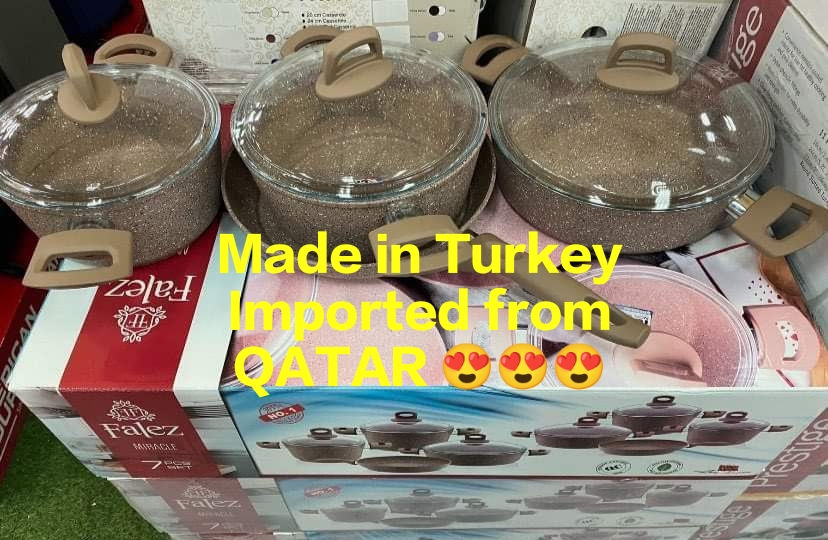 Falez 7pcs Granite Cookware