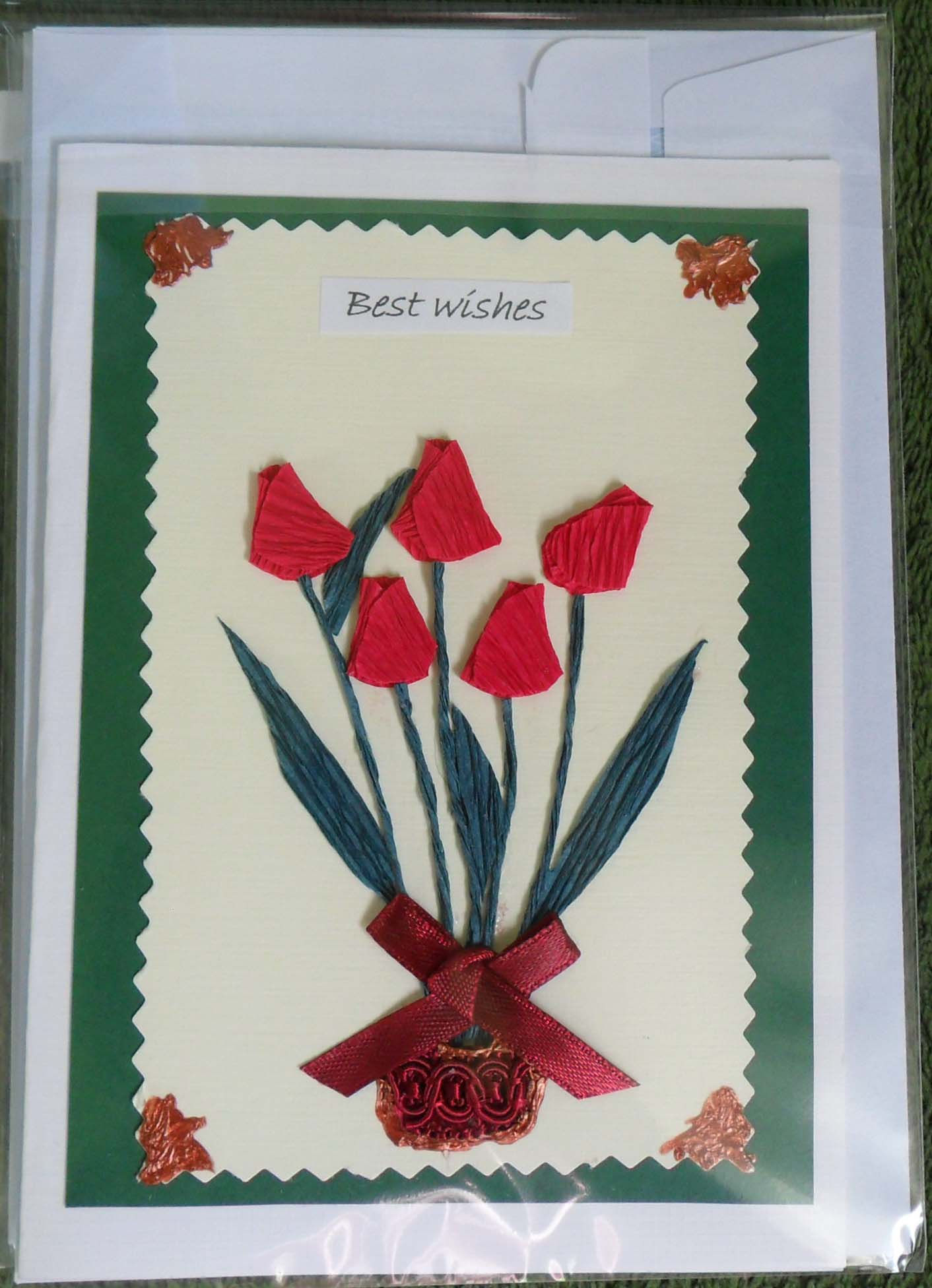 10. Tulipany, kartka mała