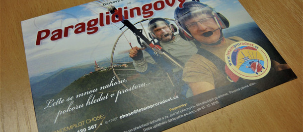 Zapojte se do překonání rekordu a vyhrajte paraglidingový let s Tiskárnou Kleinwächter!