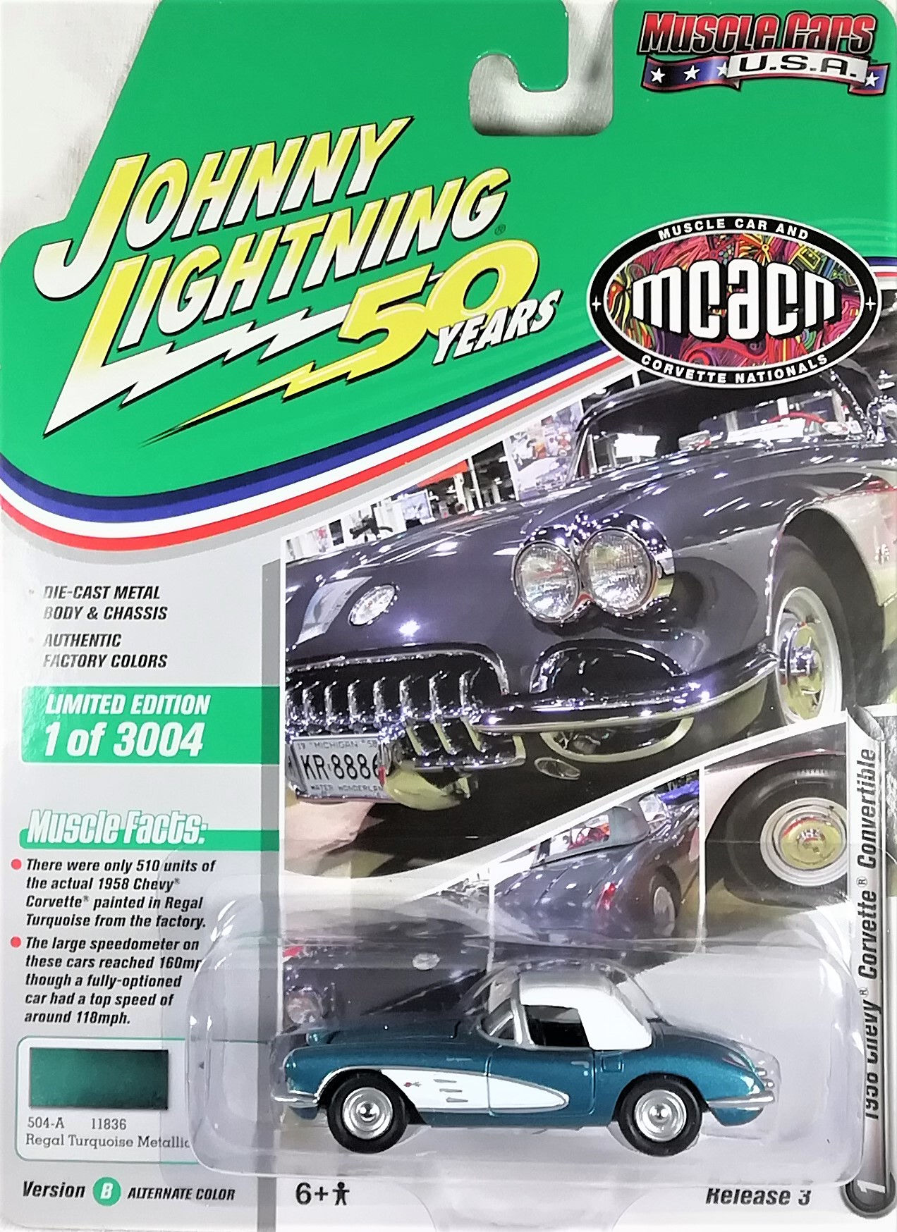 JLMC021-1B .. 1958 Chevy Corvette Convertible