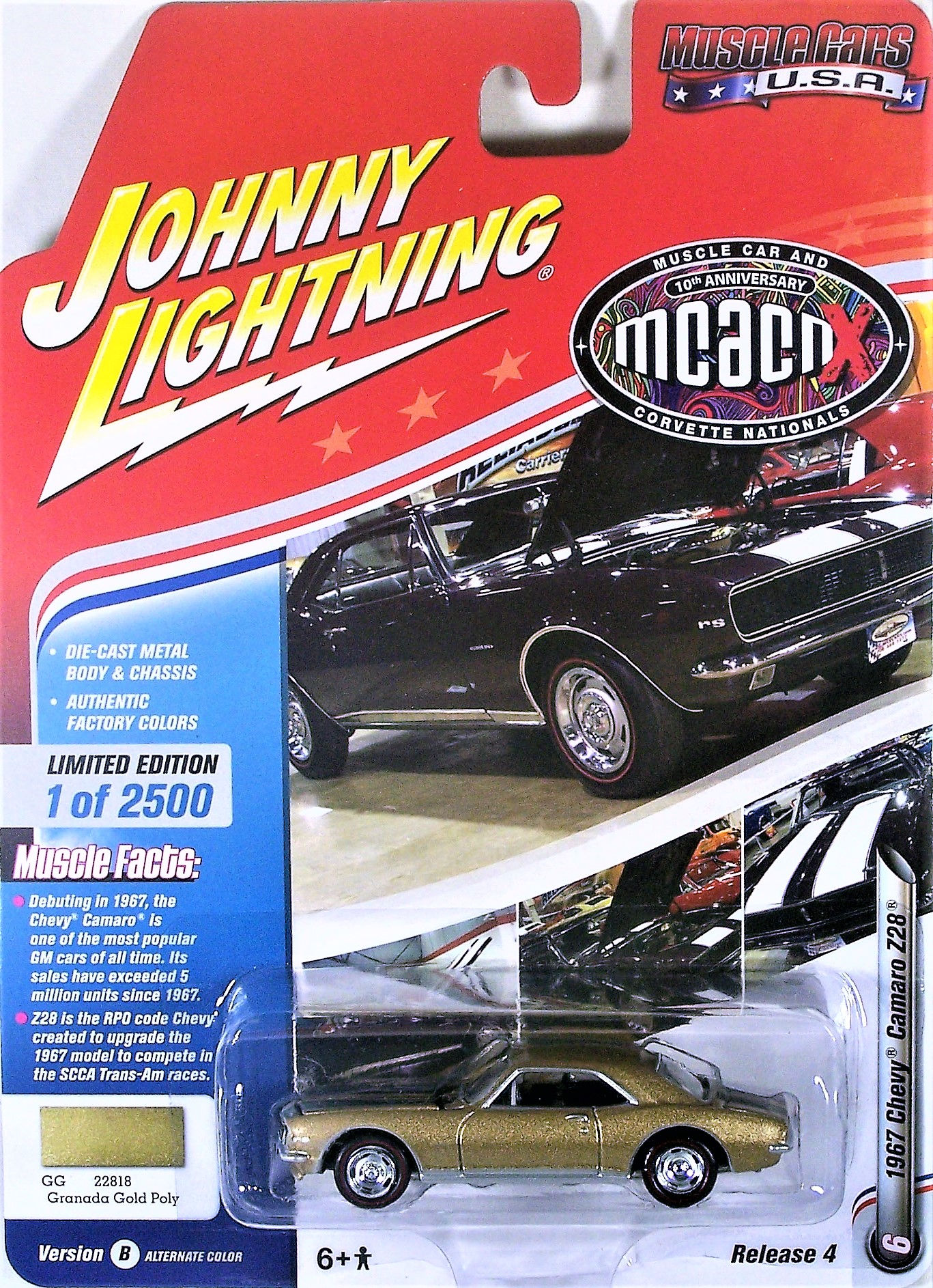 JLMC016-6B .. 1967 Chevy Camaro Z28