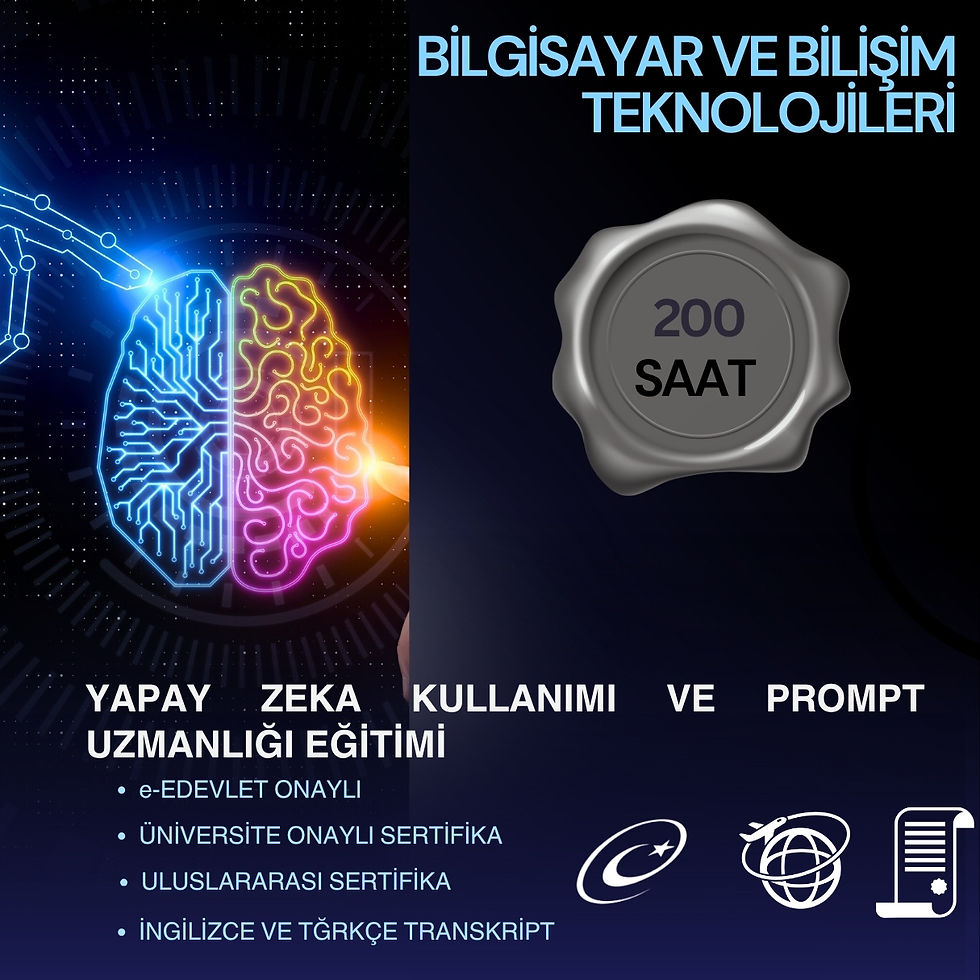 YAPAY ZEKA KULLANIMI VE PROMPT UZMANLIĞI EĞİTİMİ