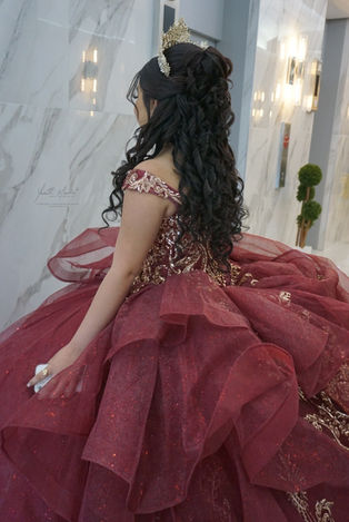 Quinceañera hair