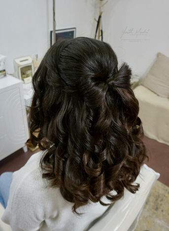 Quinceañera hair