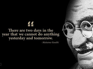 What are you doing at this very moment? Unheard Leadership Lessons from Gandhi.