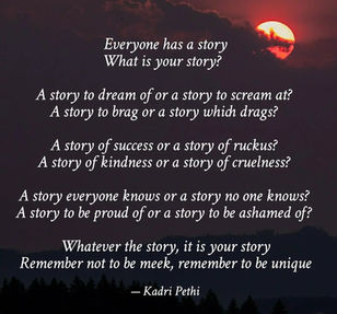 Everyone has a story