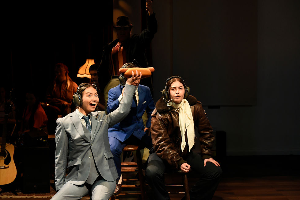 Helicopters Over Wriggly Field