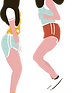 Las niñas deportivo