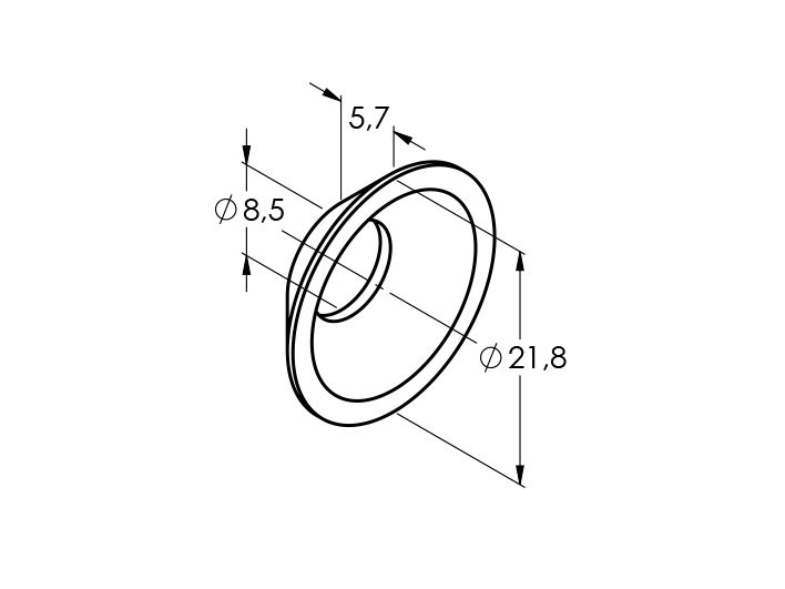 Ancora in acciaio inox, AISI 304, M8 p.jpg