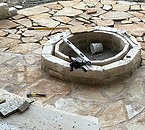 fire pit, patio, hardscape