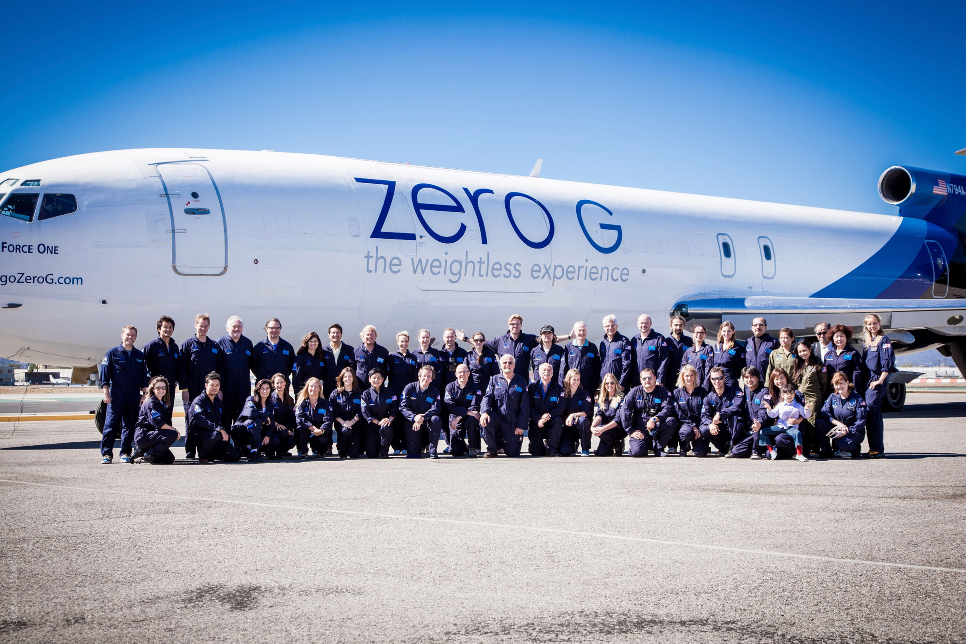 ゼロGコーポレーション無重力飛行（Zero-G Corporation）申込