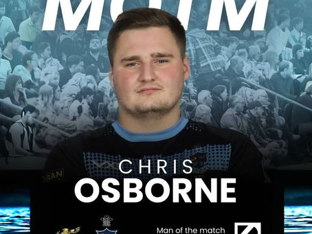 Man of the Match Against Blackwood.